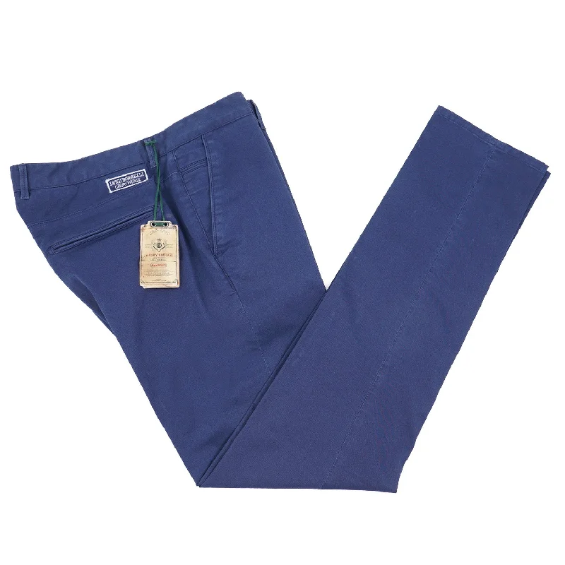 Luigi Borrelli Slim-Fit Cotton Pants Adventure