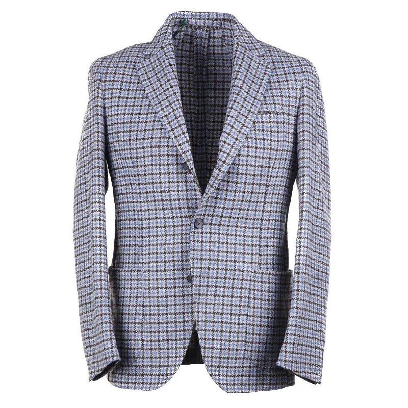 Luigi Borrelli Soft-Constructed Tweed Sport Coat Rugged Men's Outdoor 