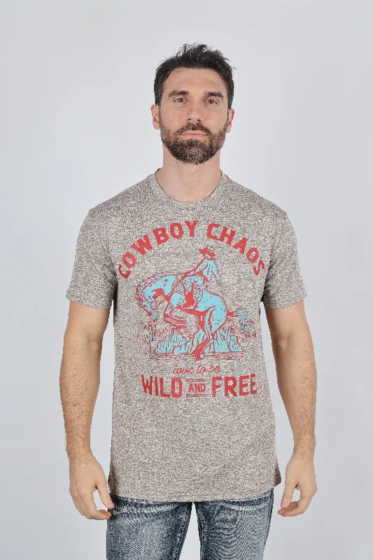 Mens Performance Fabric Modern Fit Stretch Rodeo T-Shirt Casual Men's Japanese 