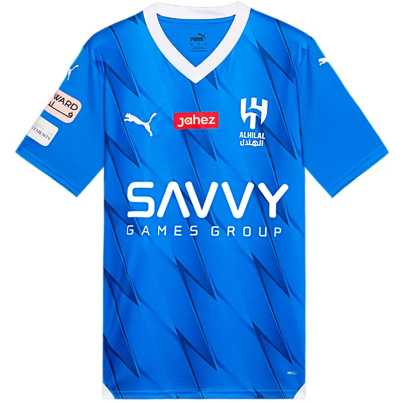Puma Mens Al Hilal Home Jersey 23/24 (Ignite Blue/Clyde Royal) Lumberjack