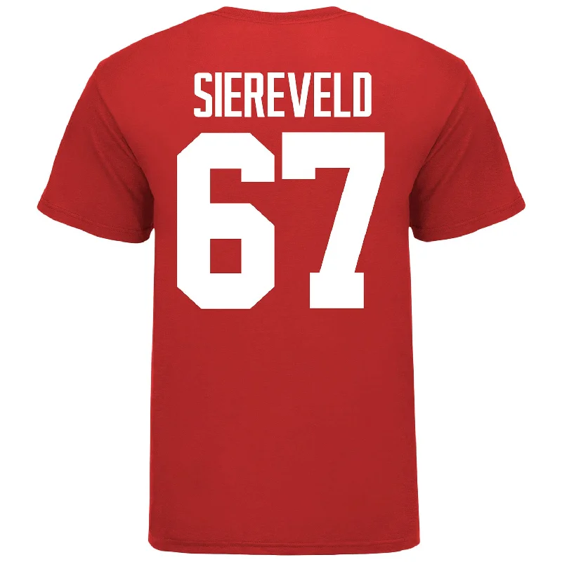 Ohio State Buckeyes Austin Siereveld #67 Student Athlete Football T-Shirt Relaxed Men's Australian 