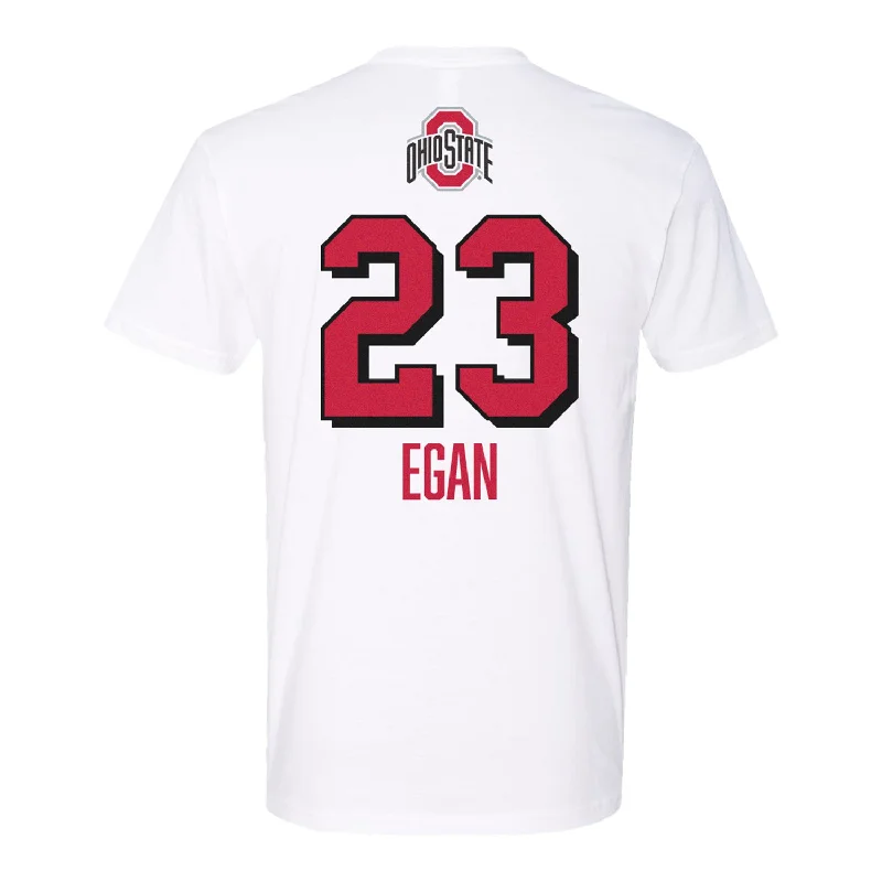 Ohio State Women's Volleyball Student Athlete T-Shirt #23 Grace Egan Hip Men's Urban