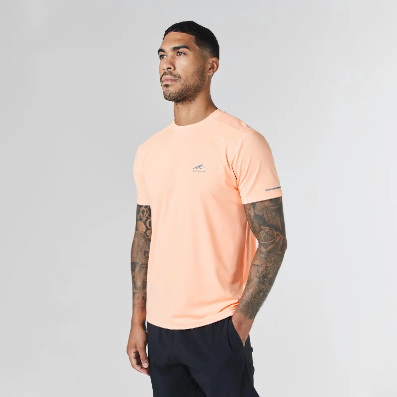 Performance T-Shirt | Fluorescent Peach Beach