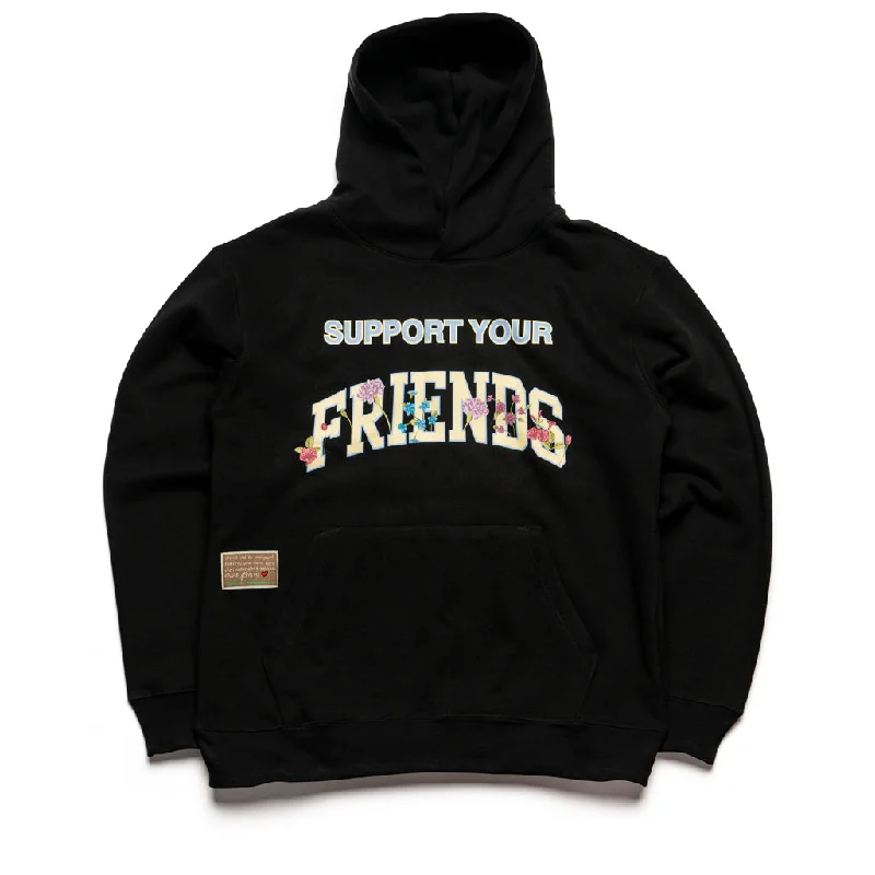 Kids of Immigrants Support Your Friends Hoodie - Black Sharp Men's Italian