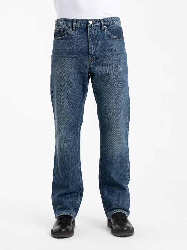 The Boxy Jean in Ritual Blue Edgy Men's Punk