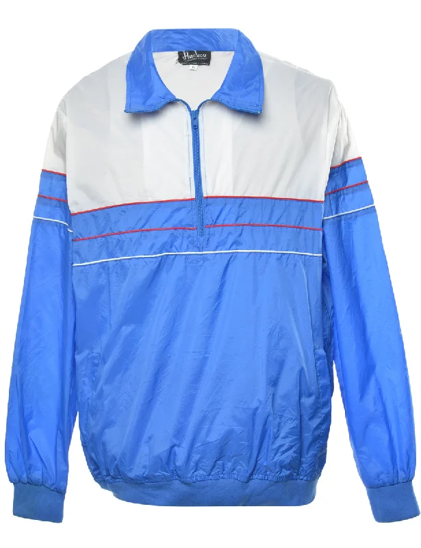 Two-Tone Contrast Nylon Jacket - XL Refined Men's Hand