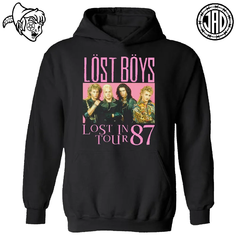 Lost In 1987 Tour - Hoodie Polished Men's Satin