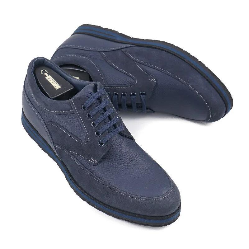 Zilli Nubuck and Calf Leather Sneakers Tough Men's Tactical