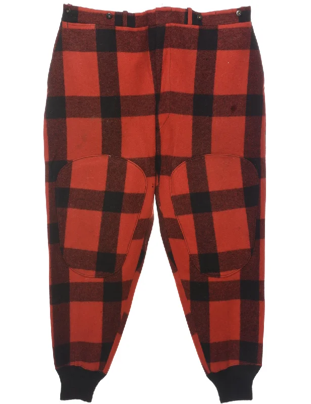 Woolrich Buffao Check Trousers - W42 L32 Street