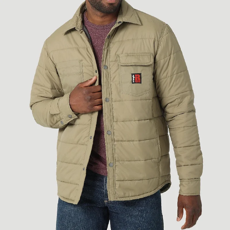 Wrangler RIGGS WORKWEAR Men's Jacket-Bark Monochromatic All