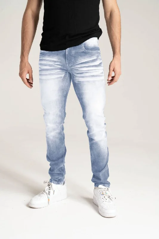 Spark Basic Stretch Jean (Light Sand Blast) Dapper Men's 1920S