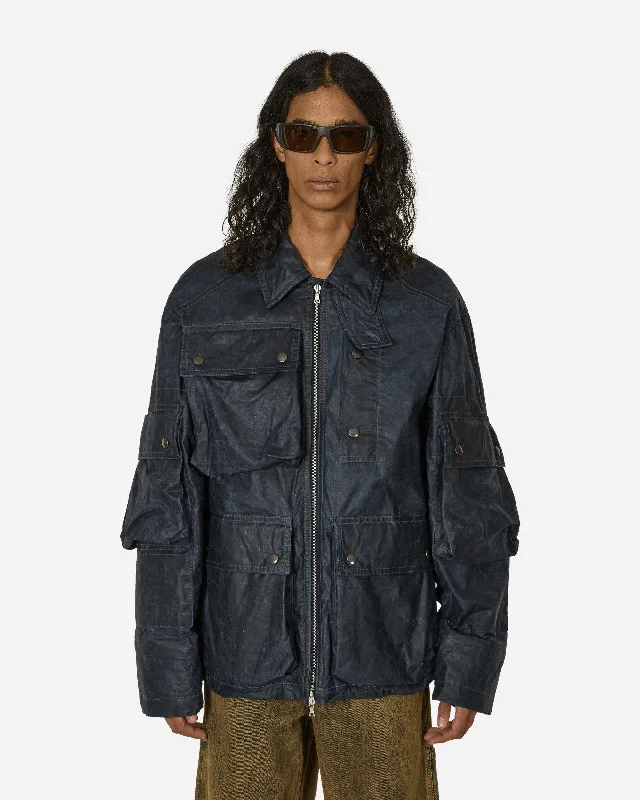 Water Repellent Jacket Navy Gym