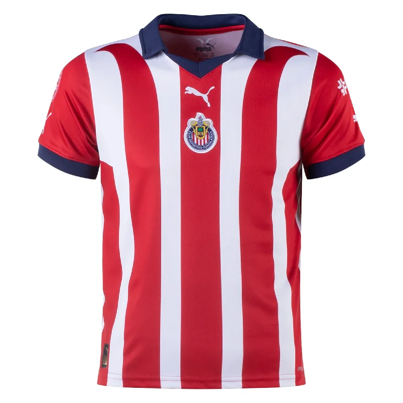 Puma Youth Chivas Home Jersey 23/24 (Puma Red/Puma White) Masculine Men's 