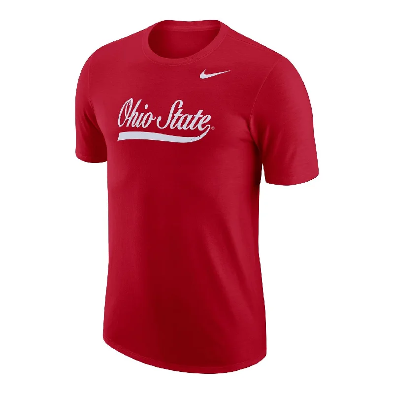 Ohio State Buckeyes Nike Vault Back Print Scarlet T-Shirt Streetwear Style