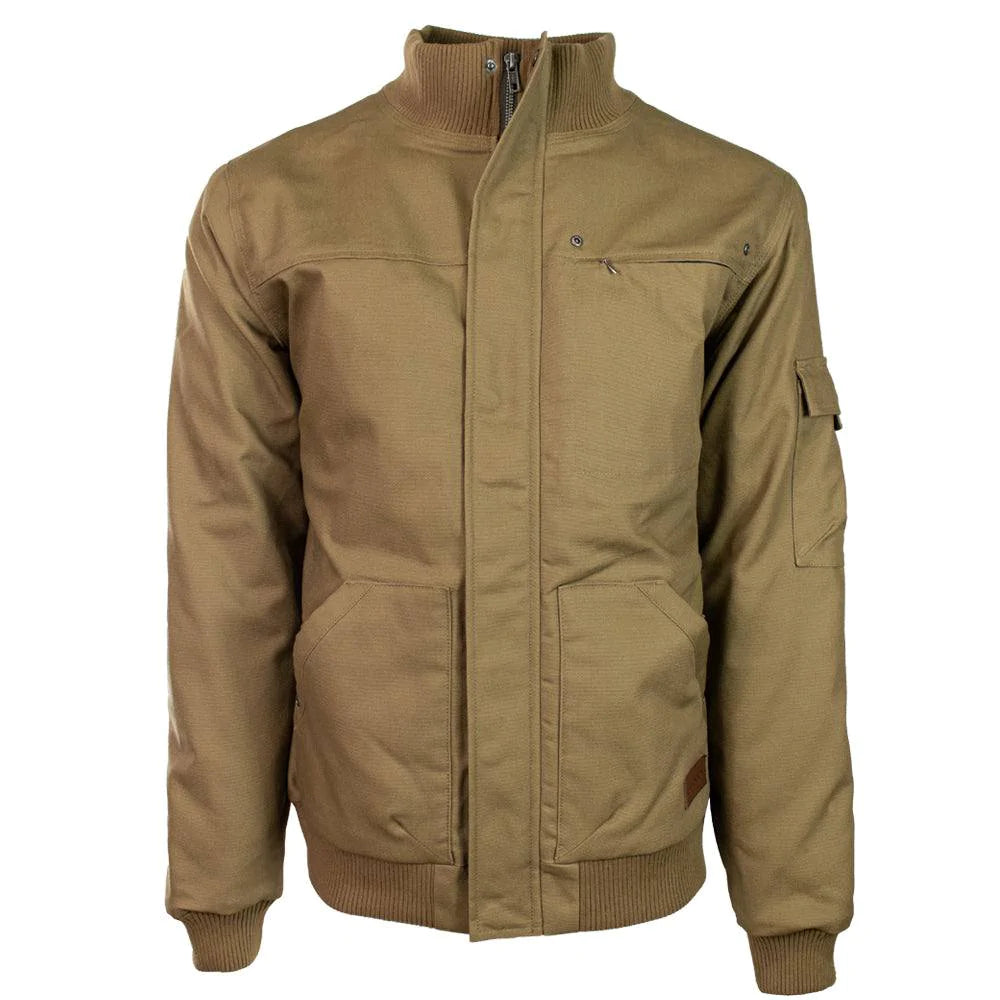 Hooey Men's Tan Cargo Jacket with Aztec Lining Casual Men's Japanese 