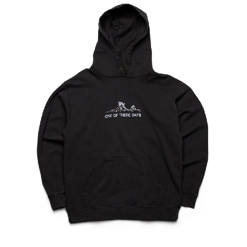 One Of These Days Counting Every Second Hoodie - Black Adventure