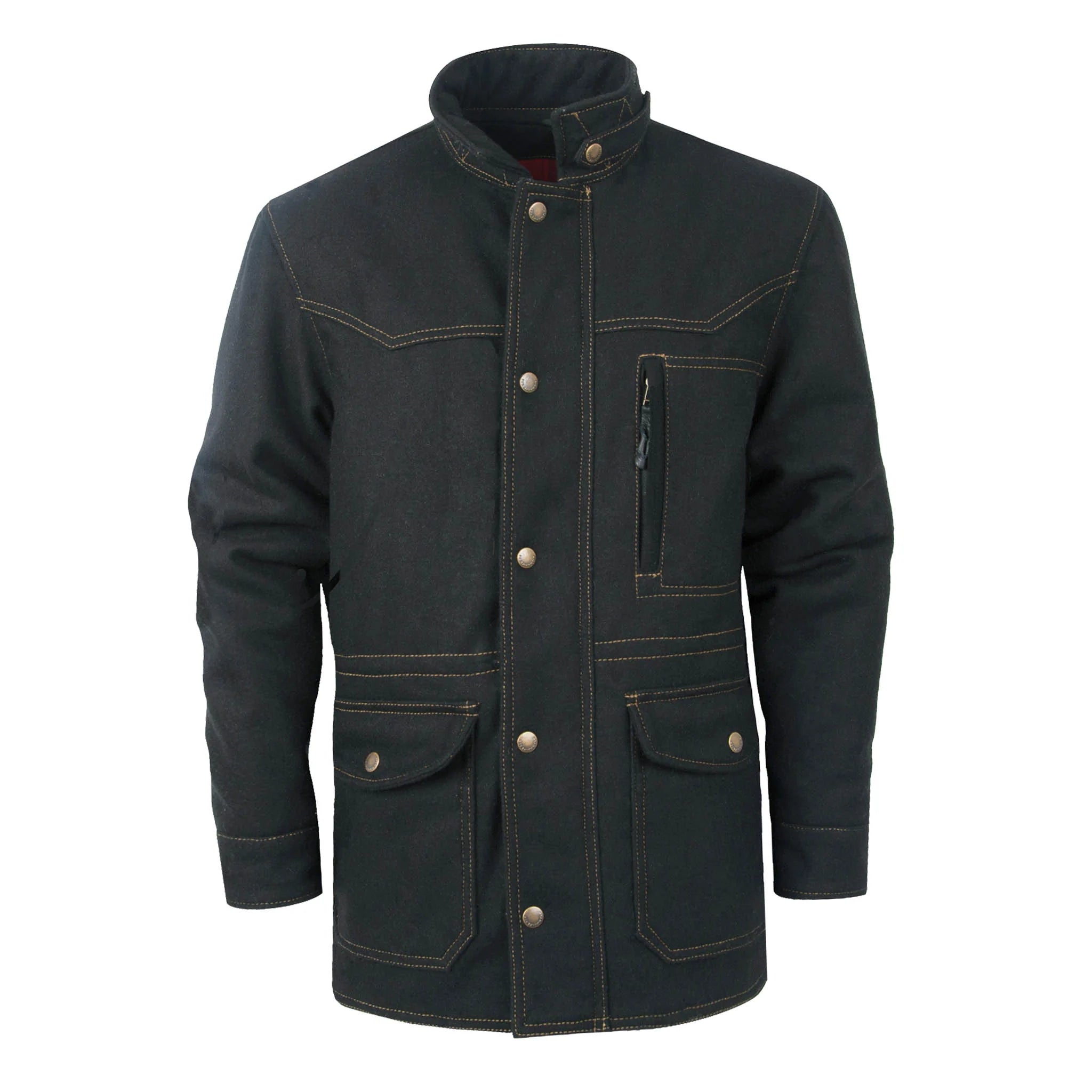STS Ranchwear Men's Grandale Jacket in Black Sharp Men's Italian