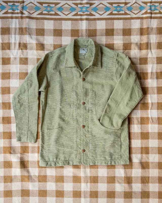Rustic Plainweave Hunting Jacket - Olive Tailored