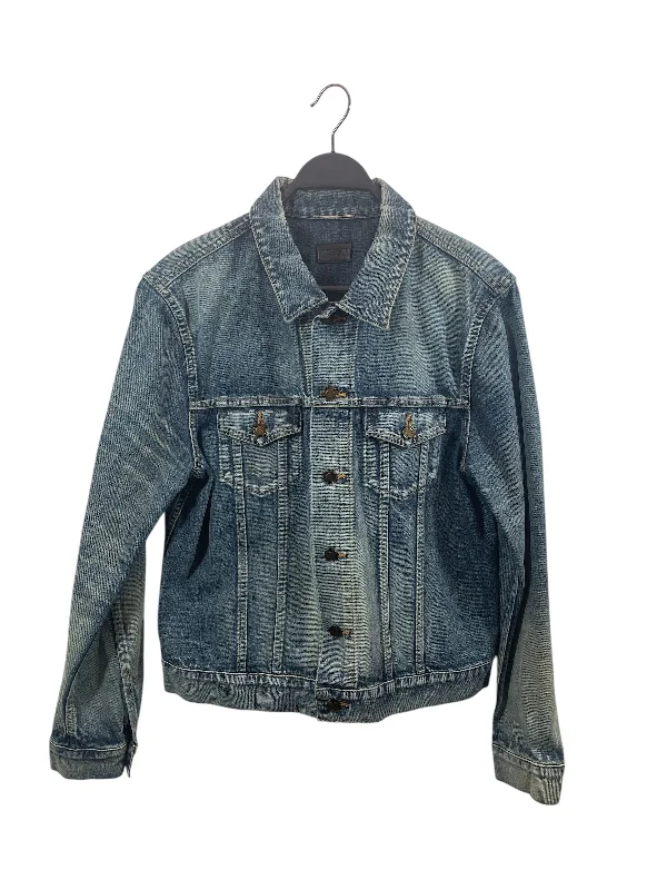 SAINT LAURENT/Denim Jkt/XL/Cotton/IDG/180/104A Unique Men's Patch