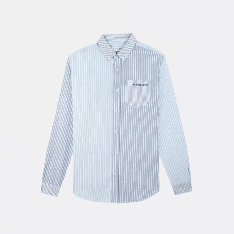 "Maison Labiche" Bonne Graine Oxford Shirt (Patchwork Ox) Trendy Men's Bucket