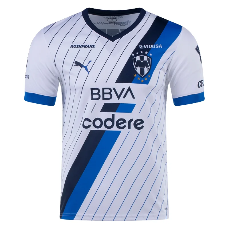 Puma Monterrey Authentic Away Jersey 23/24 (Puma White) Modern Men's 