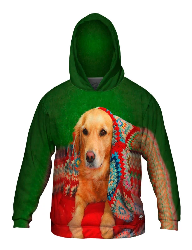 Golden Retriever Blanket Unique Men's Patch
