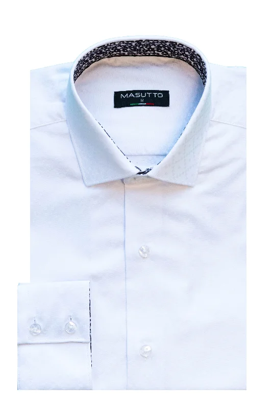 Masutto Shirt | JAVI-05 LONG SLEEVE BUTTON DOWN SHIRT Business