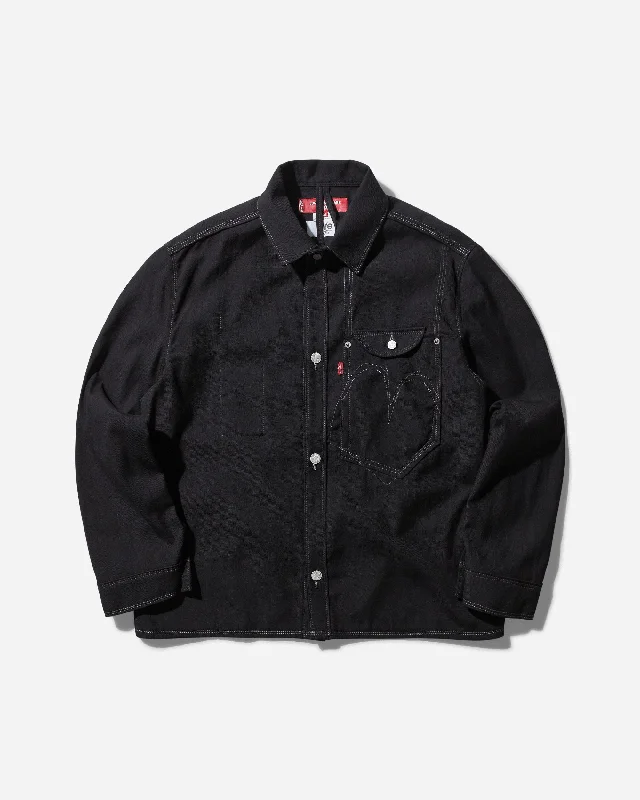 Men's Levi’s Wool Jacket Black Elegant Men's Cashmere