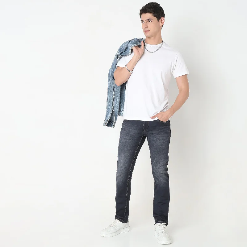 Straight Fit Jeans Relaxed Men's Beach