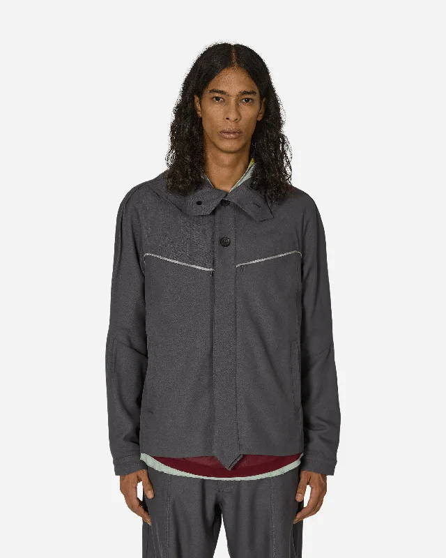 Ohne K-Dart Jacket Iron Grey Earthy Men's Hemp