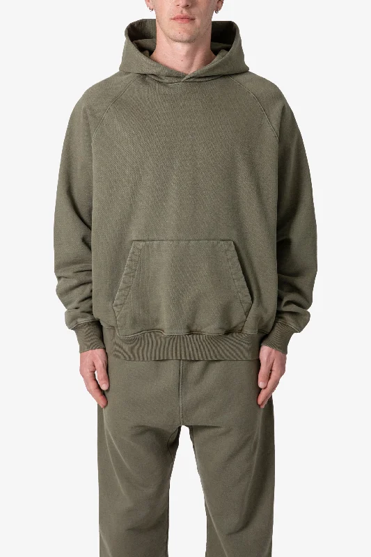 Heavy Every Day Hoodie - Washed Olive Cozy Men's Winter