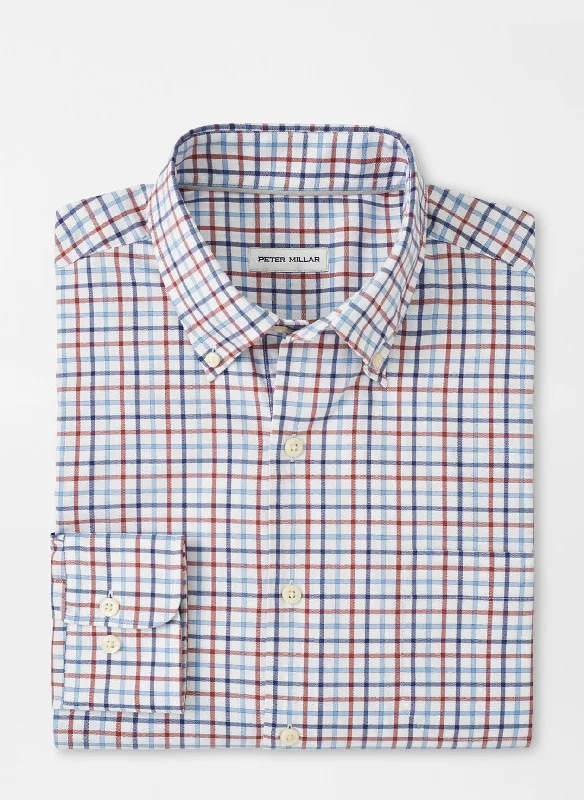 PETER MILLAR CH LS BD SHIRT Earthy Men's Sustainable 