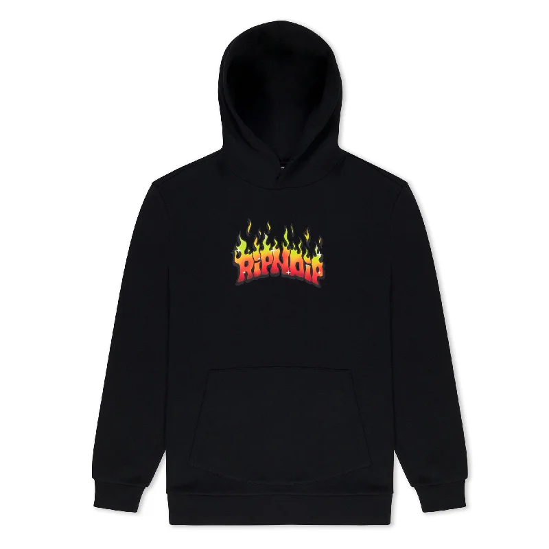 Scary Cute Hoodie (Black) Practical Men's Multi