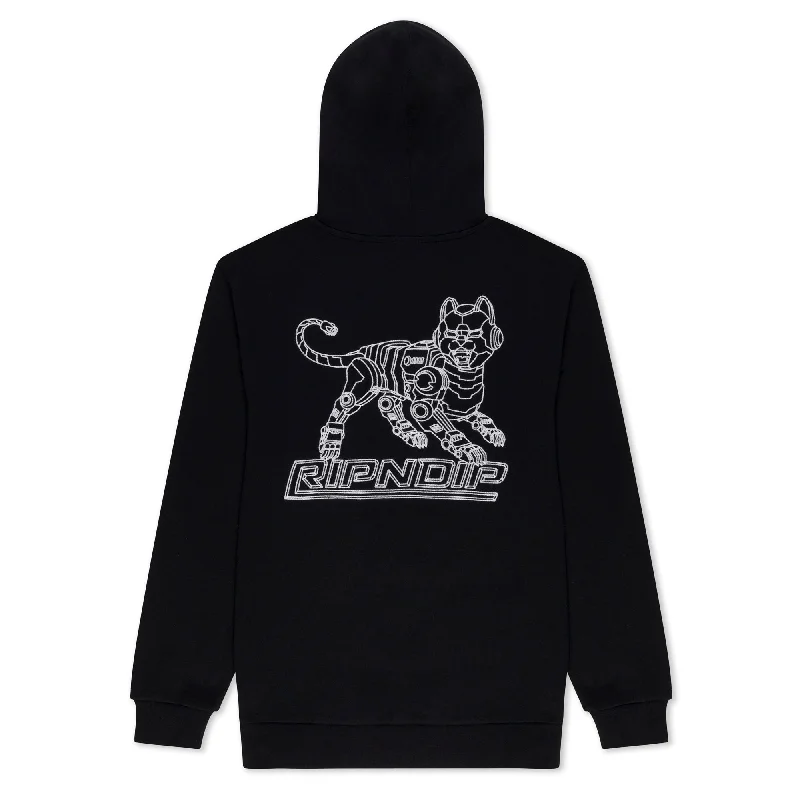 Robo Nerm Hoodie (Black) Minimalist Men's Casual 