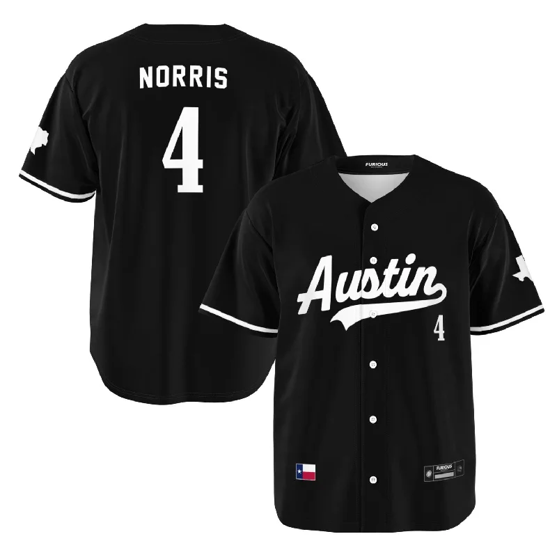 Norris - Jet Black Austin Jersey Masculine Men's Thick