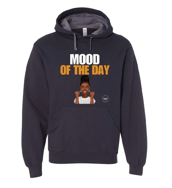 Youth Mood of the Day Hoodie - Excited Sleek Men's Contemporary 