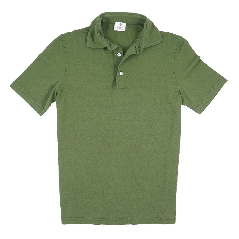 Luigi Borrelli Slim-Fit Cotton Polo Shirt Relaxed Men's Australian 