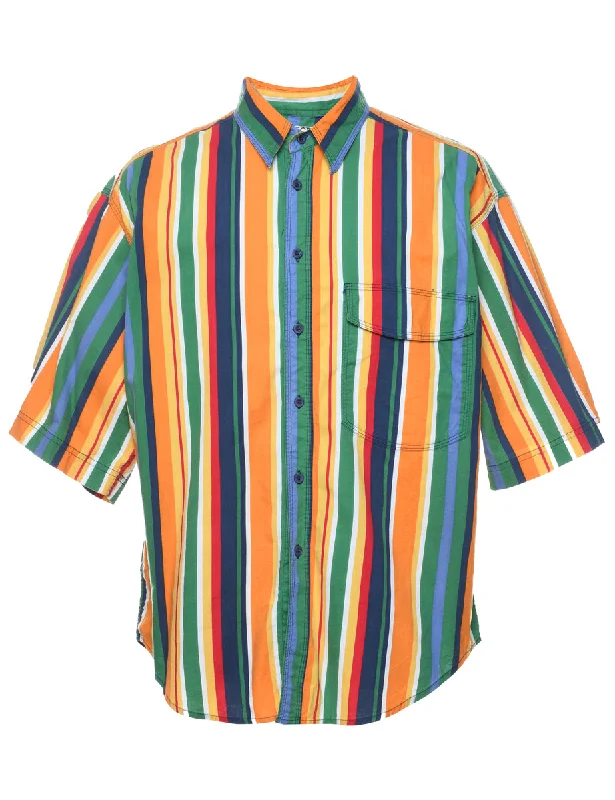 Striped Shirt - L Traditional Men's Country