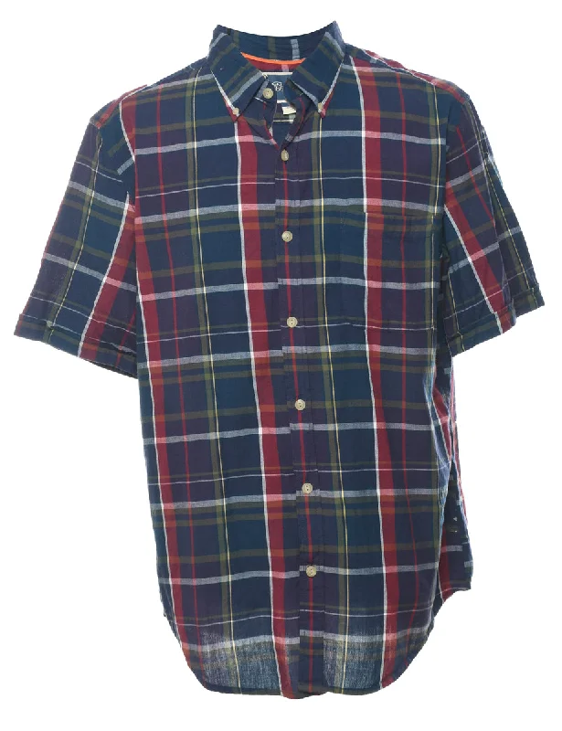 St John's Bay Checked Shirt - L Confident Men's High