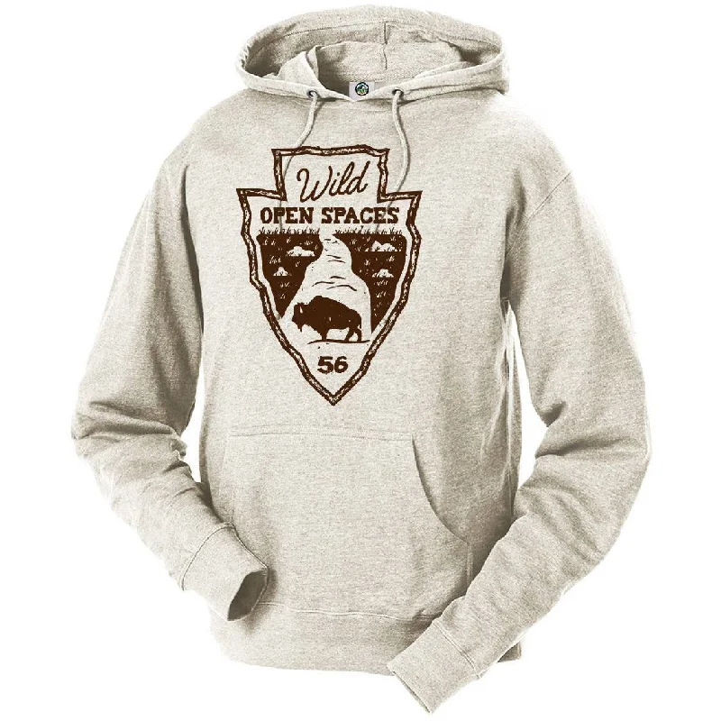 Wild Open Spaces Adventure  Hoodie Elegant Men's Cashmere