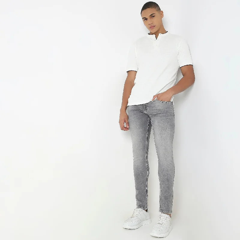Skinny Fit Jeans Elegant Men's Cashmere