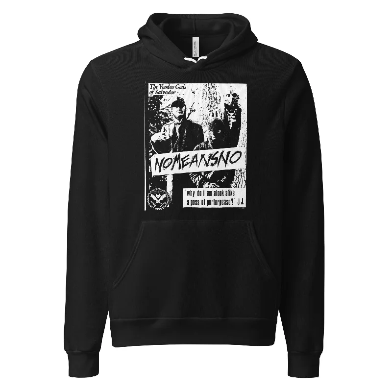 Nomeansno "Voodoo Gods" Black Unisex Hoodie Confident Men's High