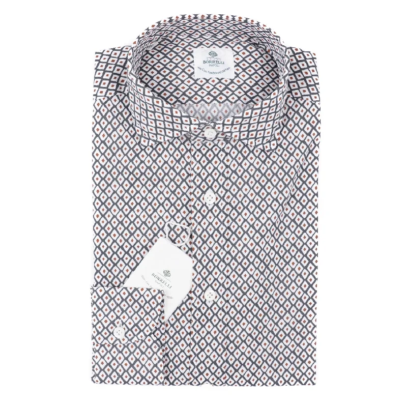 Luigi Borrelli Slim-Fit Lightweight Cotton Shirt Laid