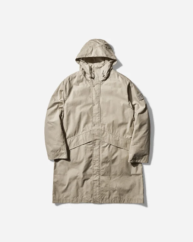 Ghost Weatherproof Cotton Canvas Parka Beige Classic Men's Pin