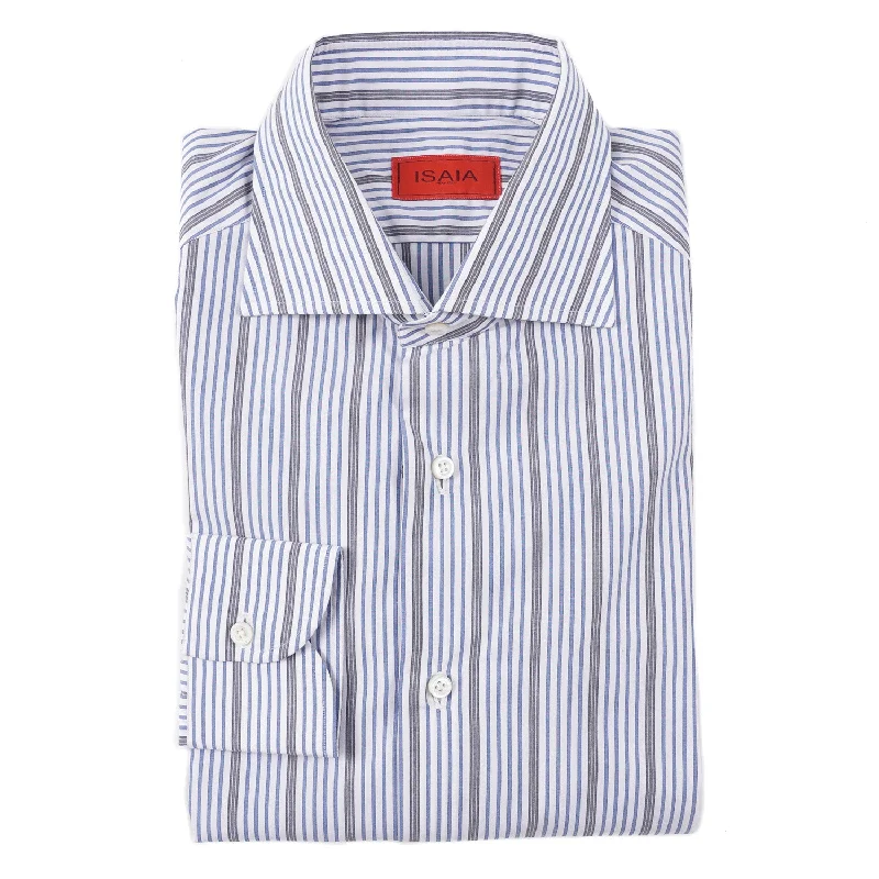 Isaia 'Italia Fit' Striped Cotton Dress Shirt Artistic Men's Avant