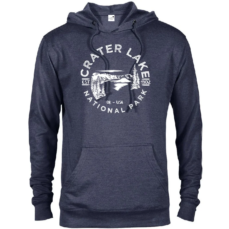 Crater Lake National Park Hoodie Traditional Men's Wool