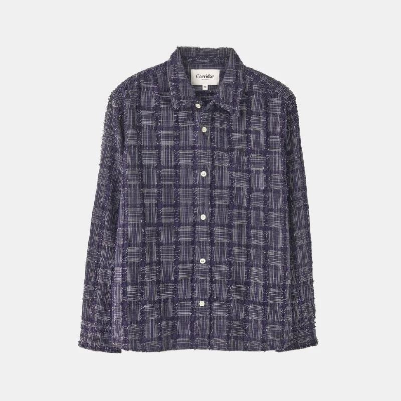 Orion LS Shirt (Navy) Masculine Men's Thick