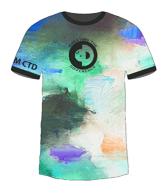 Colorful Marble 6 Jersey Cclassic Men's Tweed