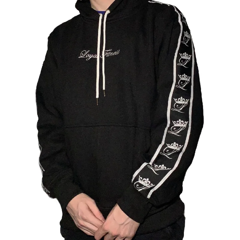 Black Hoodie Elegant Men's Cashmere