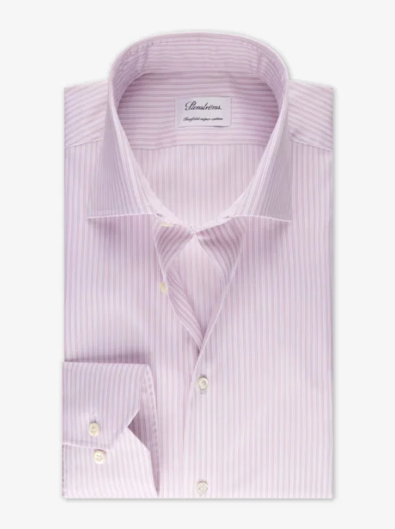 STENSTROMS PINK STR DRESS SHIRT Street